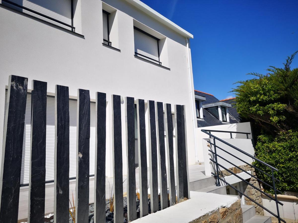 Maison Contemporaine Refaite A Neuf - A 50M De L'Ocean Ploemeur Luaran gambar